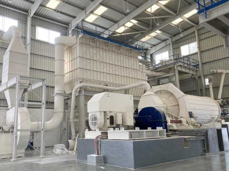 Ball grinding mill plant