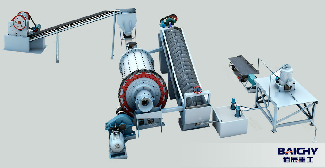 Small Ball Grinding Mill Working with Jaw Crusher for Fine Gold Recovery in Small-Scale Mining