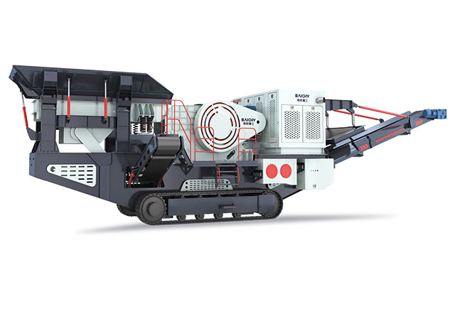 Tracked jaw crusher