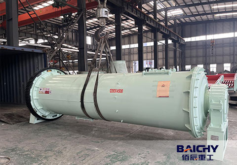 Ceramic ball mill 1200x4500 delivers to Poland