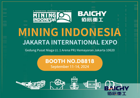 Baichy Machinery attends exhibition of Mining Indonesia 2024