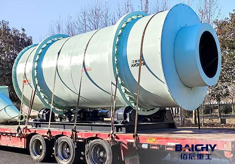 Triple Pass Rotary Drum Dryer  | Silica Sand Dryer 10tph Shipping To Malaysia