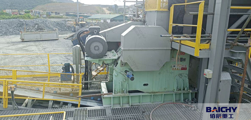 Baichy-Jaw-Crusher-C90-starts-production-successfully-in-Phi