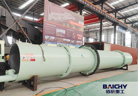 Single Drum Rotary Dryer 5 t/h Quartz Sand Dryer Delivers To Malaysia