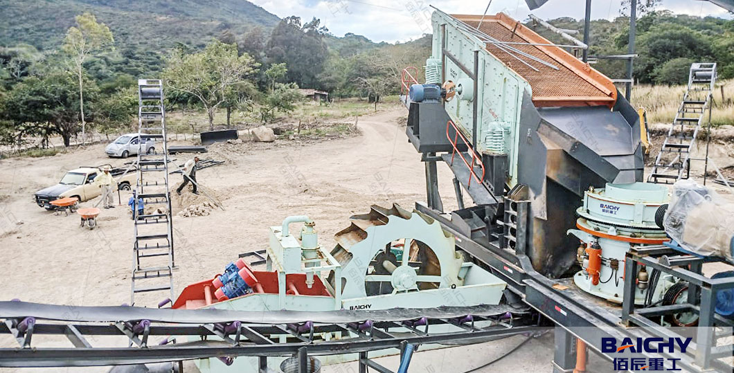 Baichy-Mobile-Sand-Making-Plant-In-Honduras-1