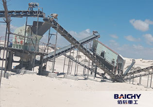 Sandstone crusher plant 100tph in Saudi Arabia