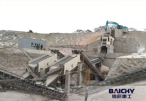 Limestone aggregates production plant 200tph