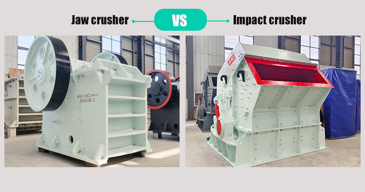 jaw crushesr vs impact crushers
