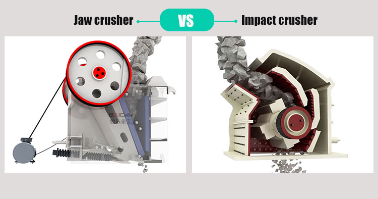 jaw crusher vs impact crusher