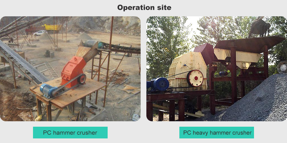 hammer-crusher-pc-VS-pcz-working site