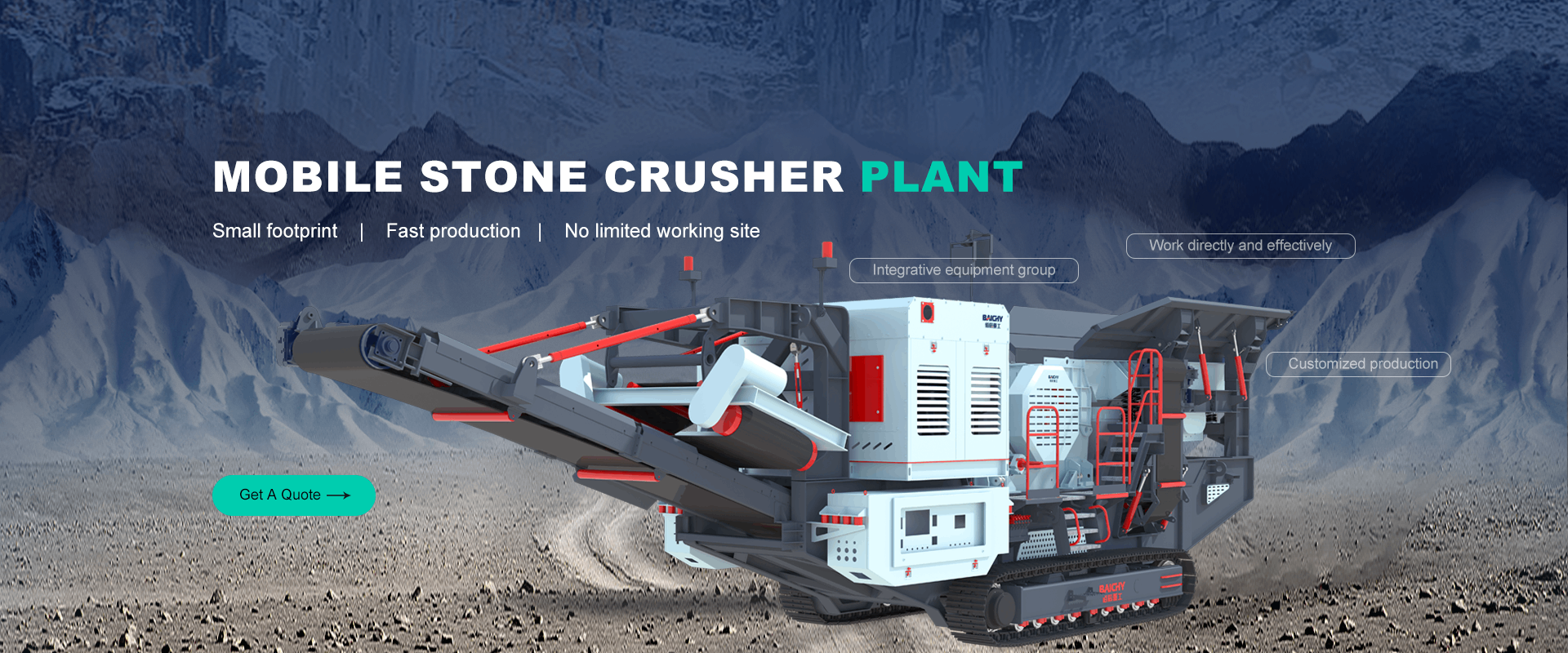 Mobile Stone Crusher Plant